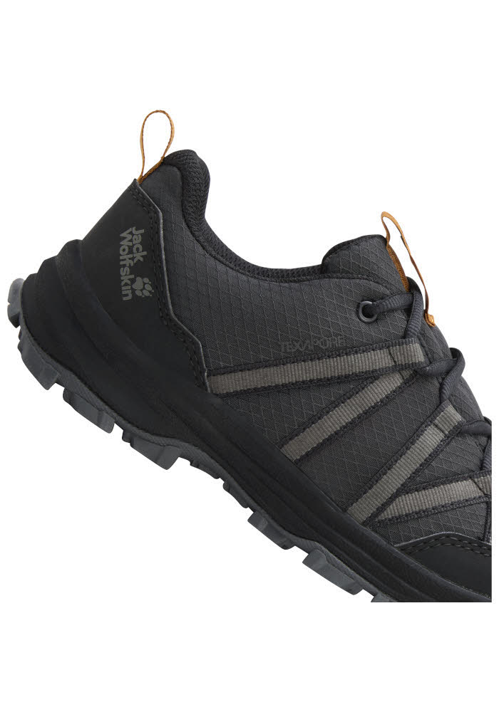 Jack Wolfskin WILD HIKE TEXAPORE MID Kinder Wanderschuhe Trekkingschuhe schwarz