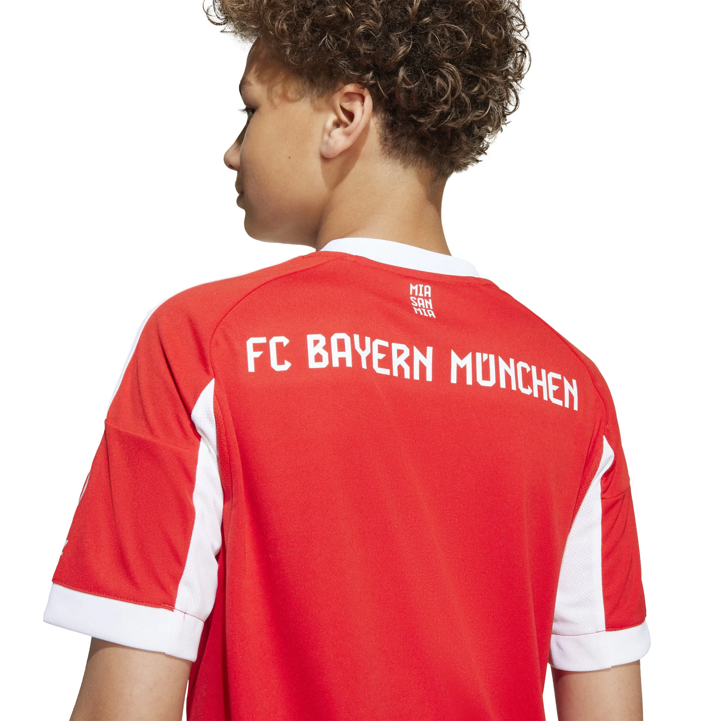 adidas FC Bayern München 25/26 Kinder Jersey Heimtrikot rot/weiß