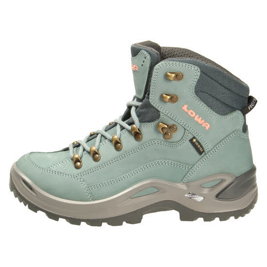 Lowa Renegade GTX Mid Ws Trekkingschuhe Wanderschuhe wasserdicht atmungsaktiv Damen blau