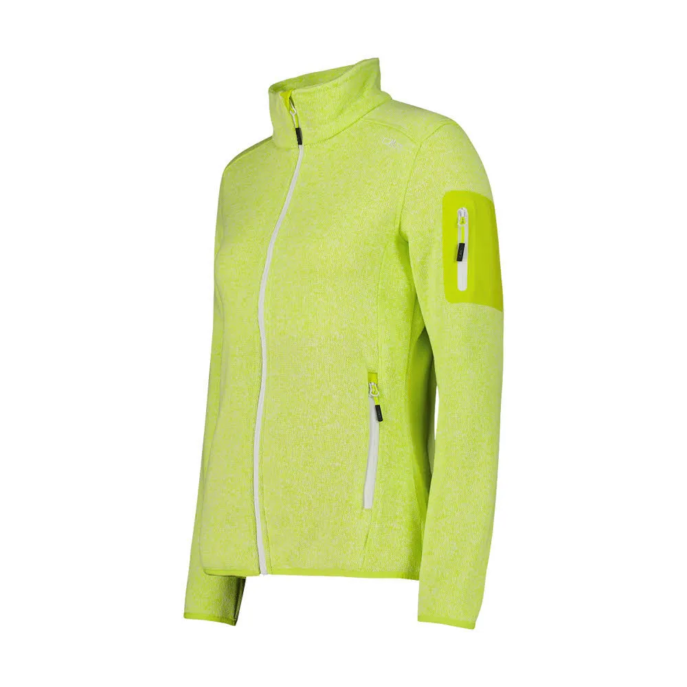 CMP WOMAN JACKET Damen Fleecejacke grün