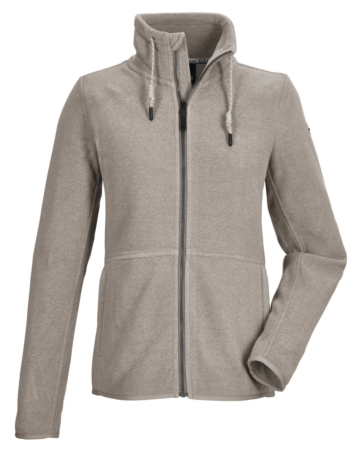 KILLTEC GW 58 WMN KNTFLC JCKT Damen Fleecejacke braun/beige