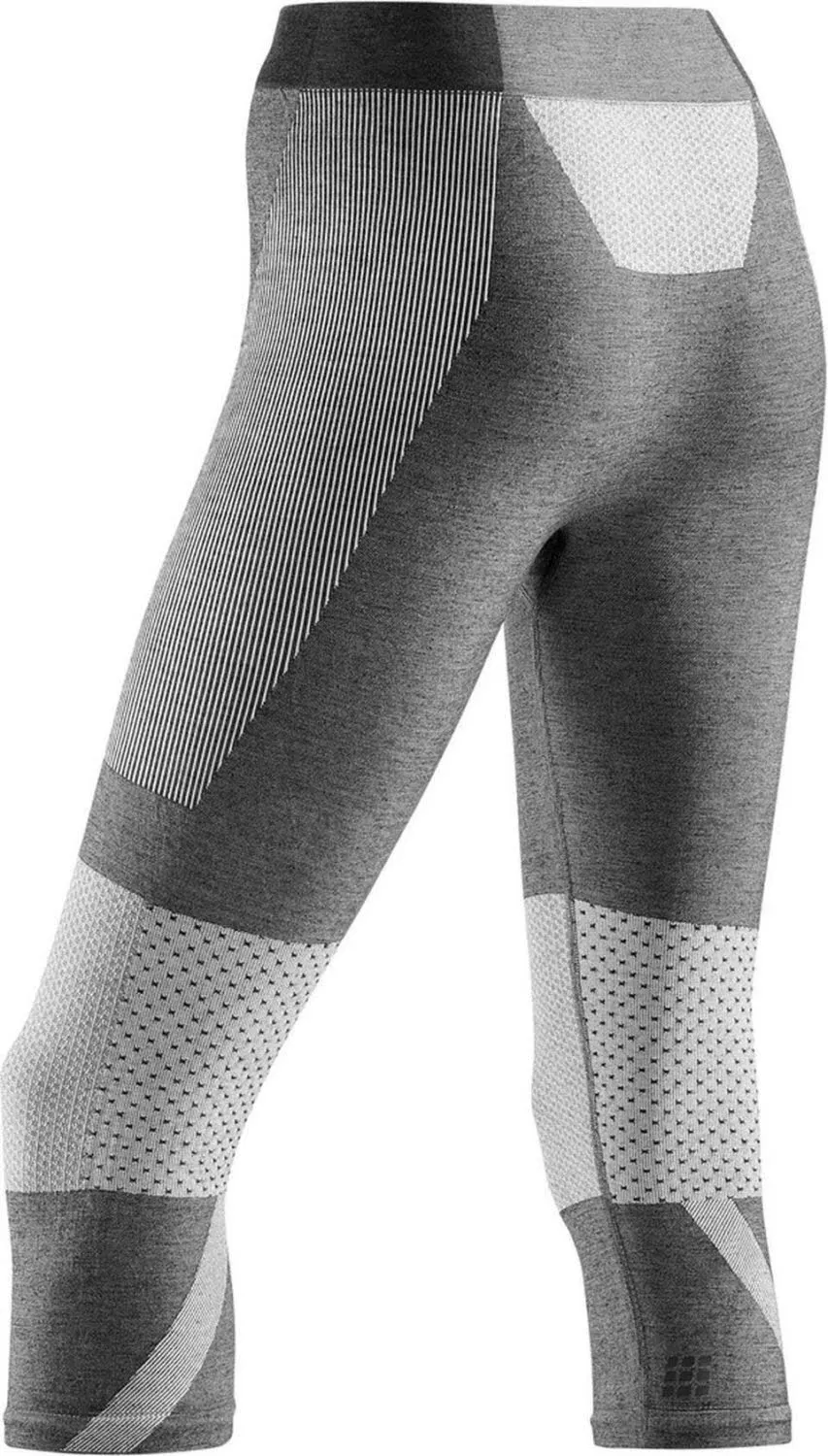 cep ski touring 3/4 base tights Damen Skiunterhose blau