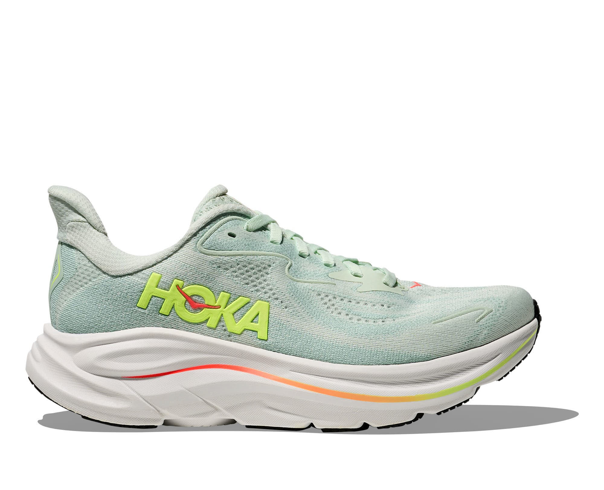 Hoka Clifton 10 Damen Laufschuhe Joggingschuhe grün/weiß