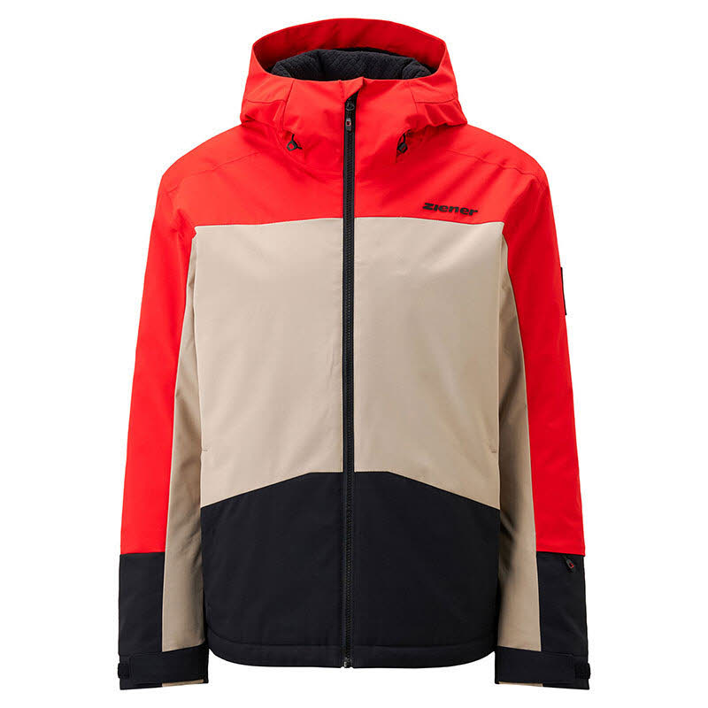 Ziener TARAINO-Z jacket man Herren Skijacke Winterjacke rot