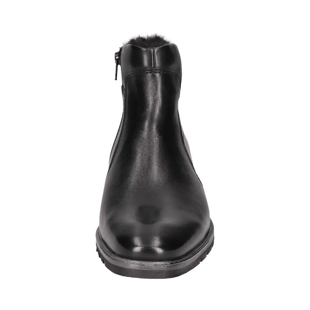 Bugatti Boots Leather Herren Stiefletten Stiefel schwarz