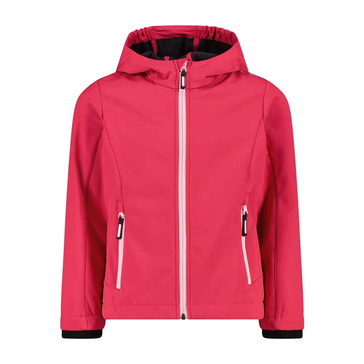 CMP KID G JACKET FIX HOOD Kinder Softshelljacke Windjacke pink