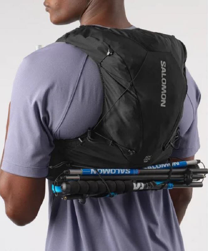 Salomon ADV SKIN 12 Unisex Laufweste Laufrucksack Multifunktionsrucksack black