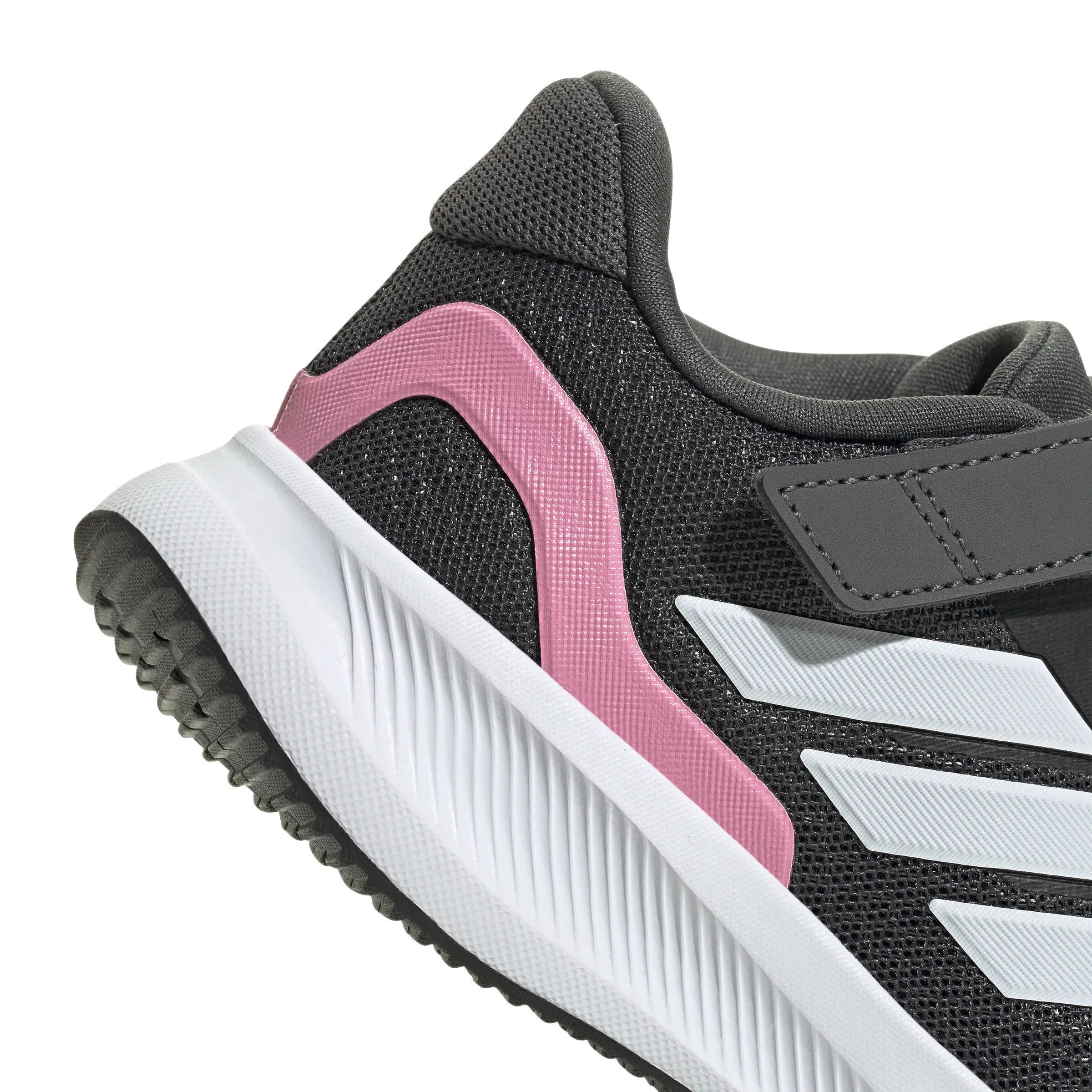 adidas RUNFALCON 5 EL C Mädchen Outdoorschuhe Sportschuhe dunkelgrau