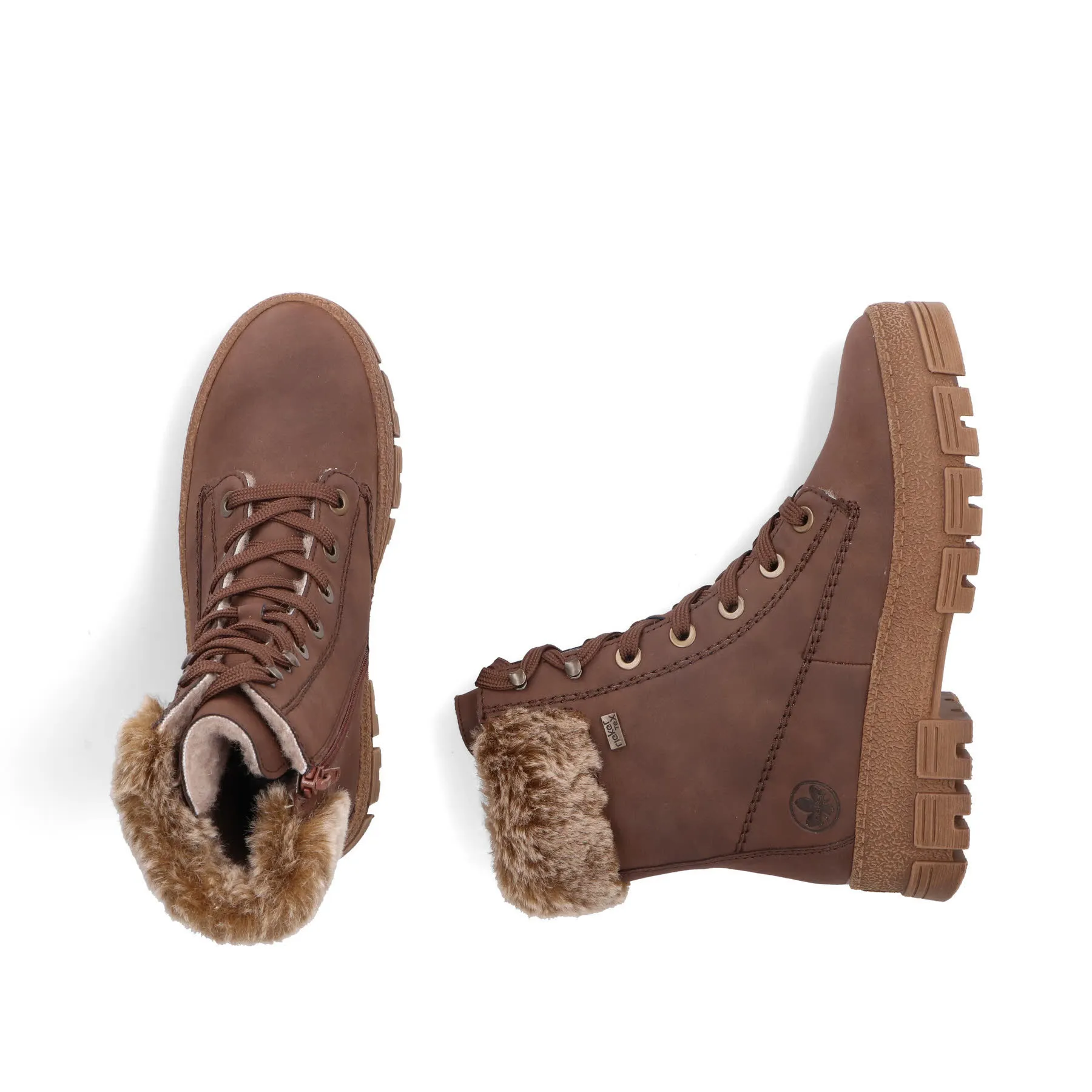 Rieker Damen Biker Boots braun