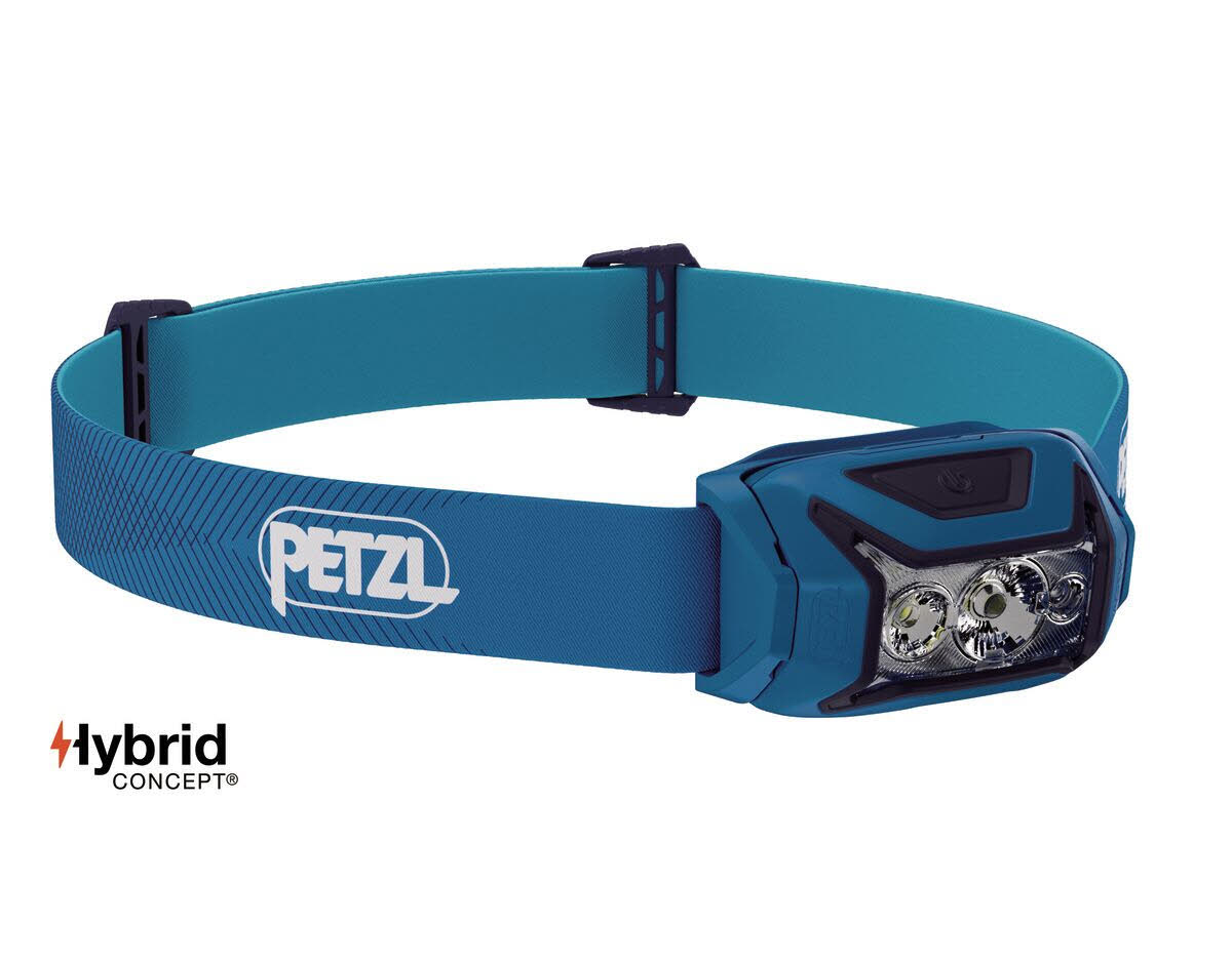 PETZL ACTIK Unisex Stirnlampe 450 Lumen blau