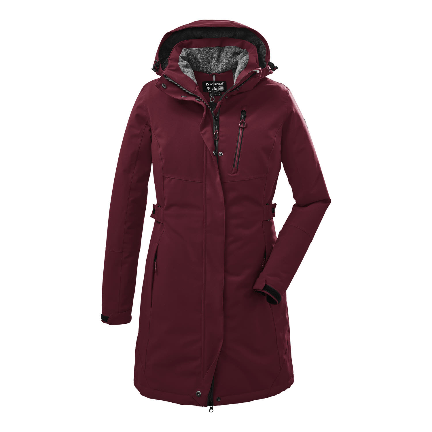 Killtec KOW 165 WMN PRK Damen Wintermantel Freizeitmantel Parka bordeaux