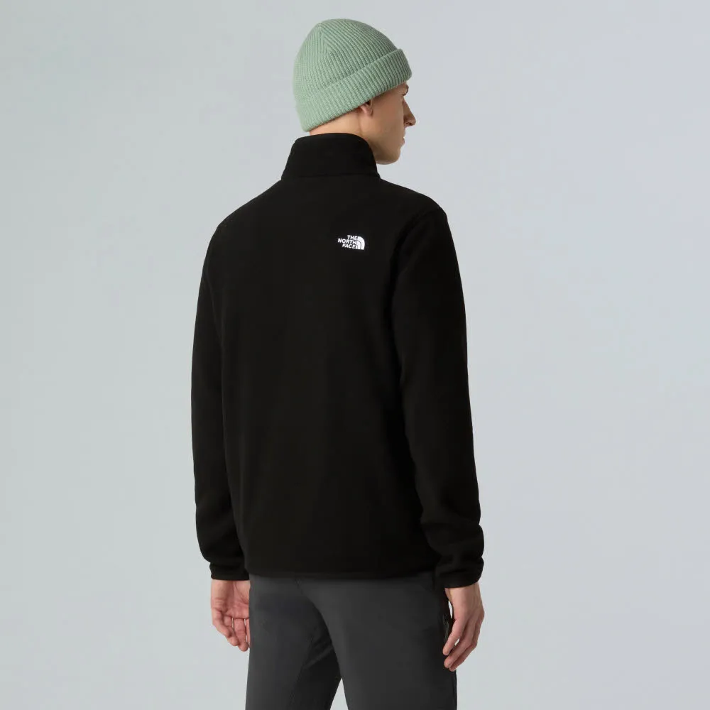 The North Face GGLACIER FLEECE 1/4 ZIP Herren Skirolli Longsleeve schwarz