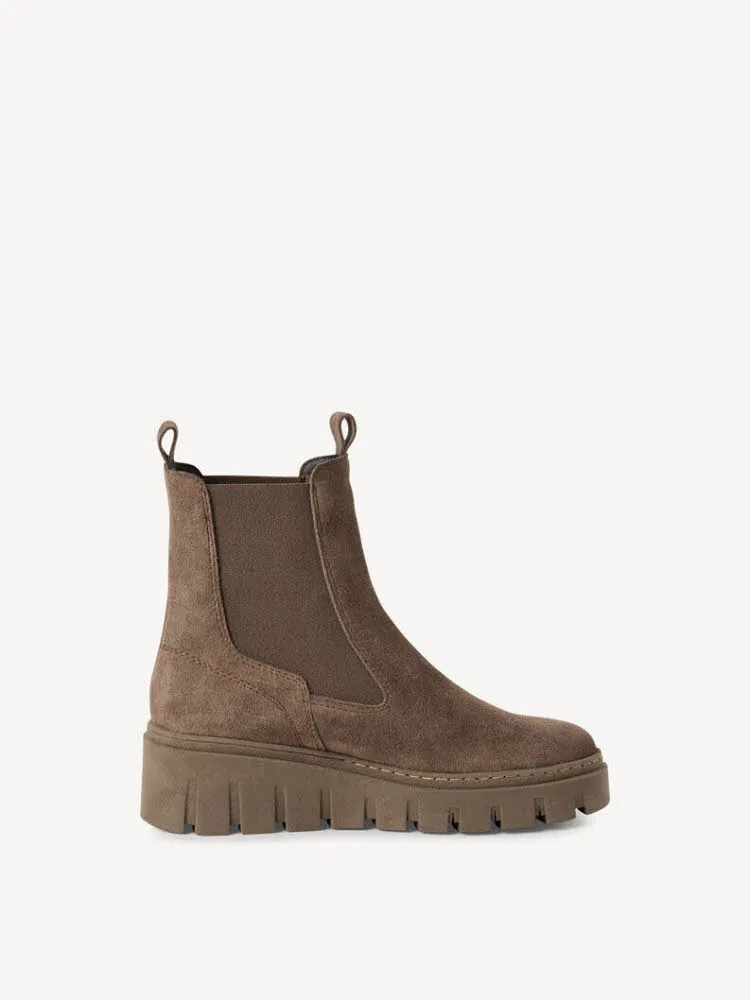 Tamaris Chelsea Boots Damen Modestiefel Stiefeletten taupe