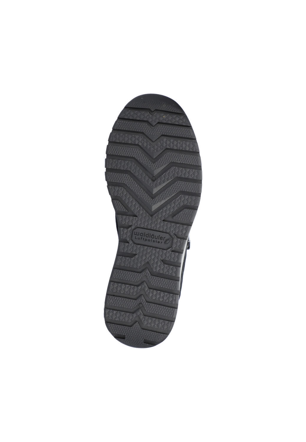 Waldläufer H-Inessa Herren Sneaker Low modisch Halbschuhe schwarz