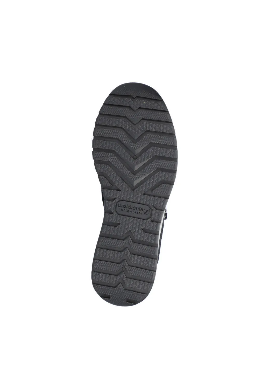 Waldläufer H-Inessa Herren Sneaker Low modisch Halbschuhe schwarz
