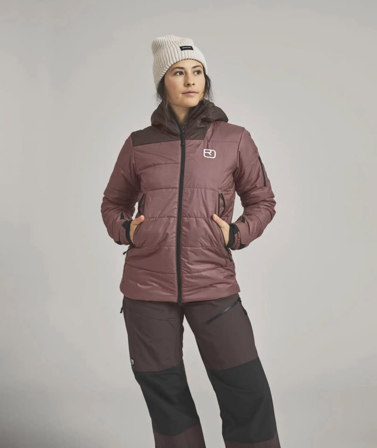 Ortovox Swisswool Zinal Jacket Damen Daunenjacke Outdoorjacke rot