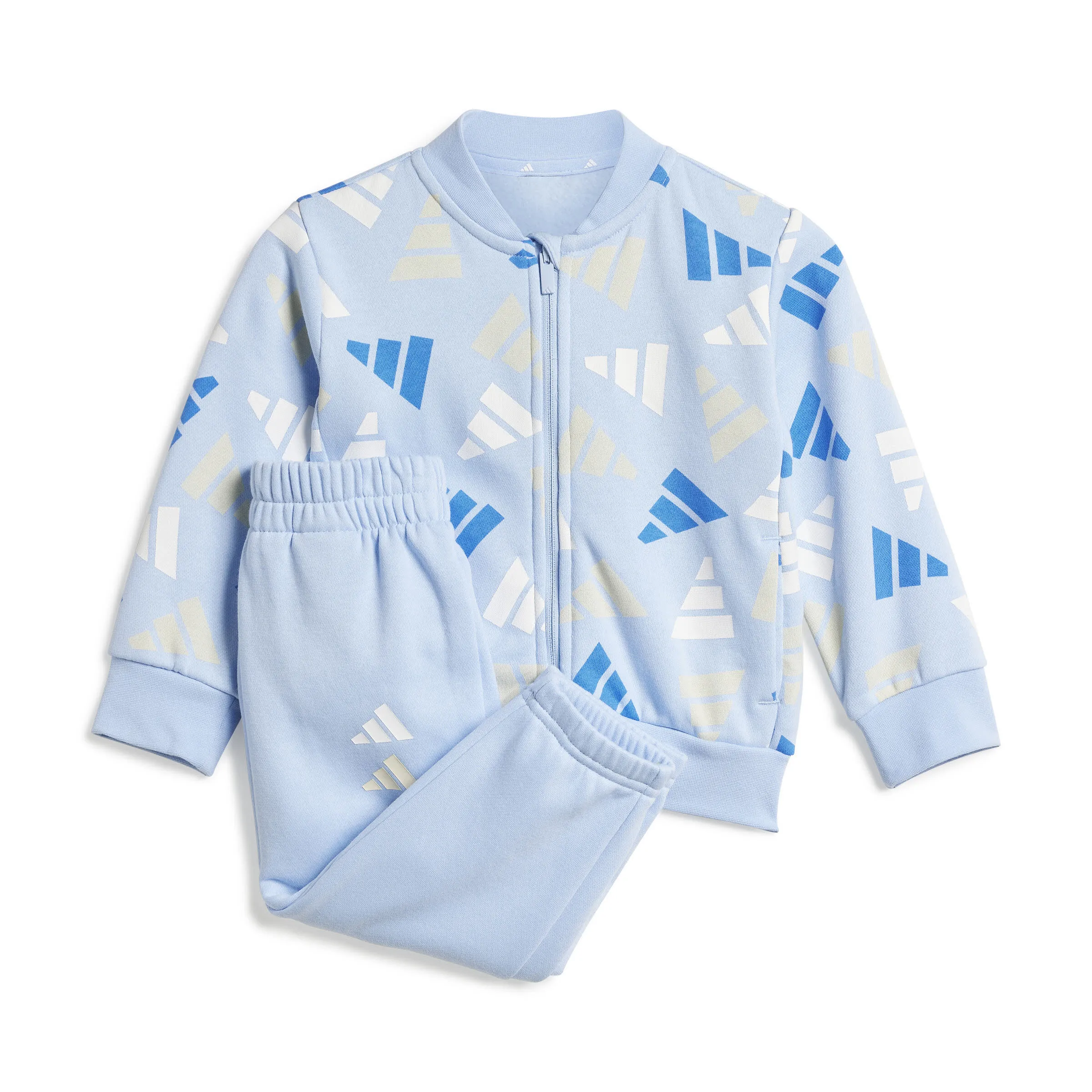 adidas Seasonal Essentials Logo Celebration Kids Trainingsanzug Kleinkinder blau