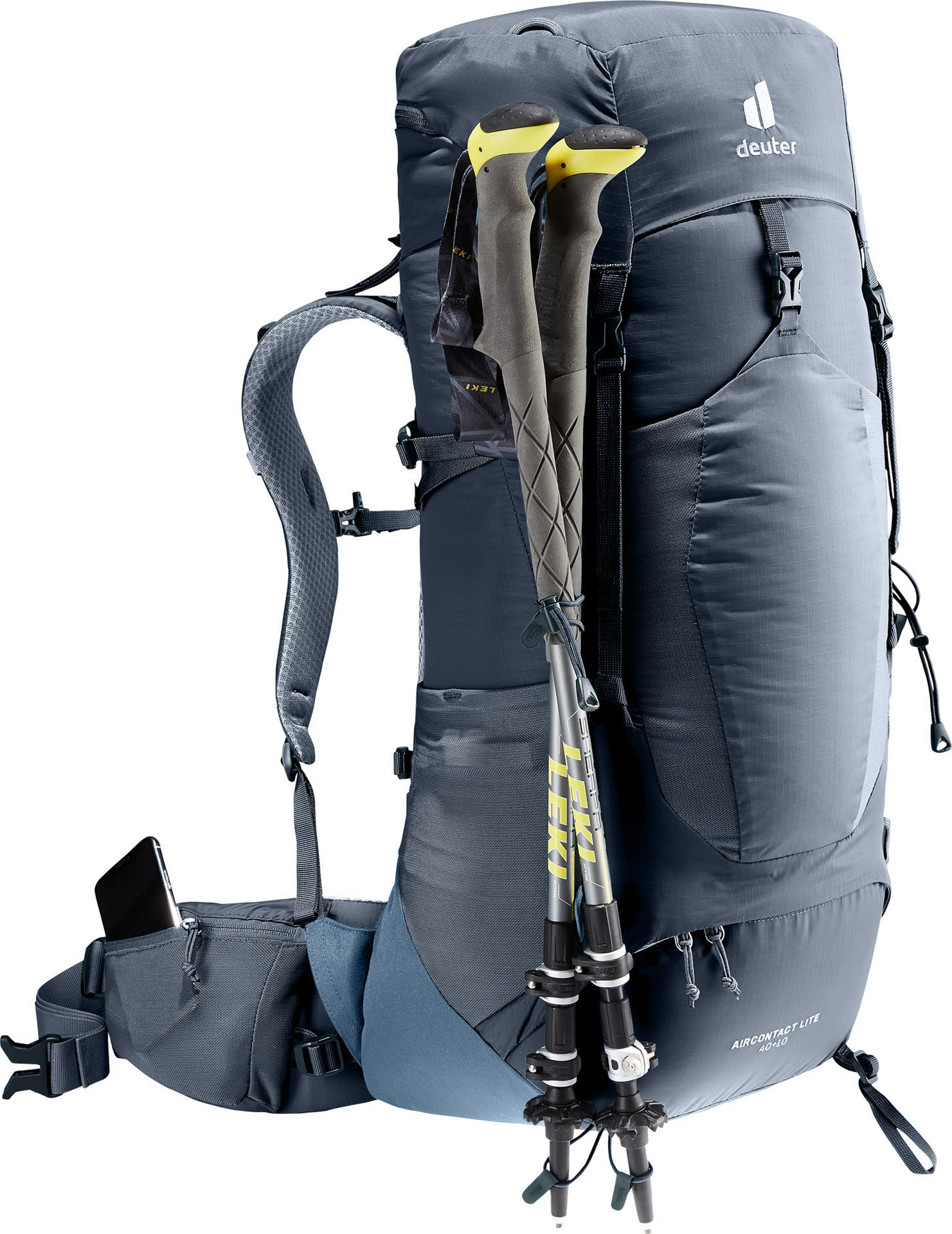 Deuter Aircontact Lite 40 + 10 Unisex Wanderrucksack Trekkingrucksack black/marine NEU