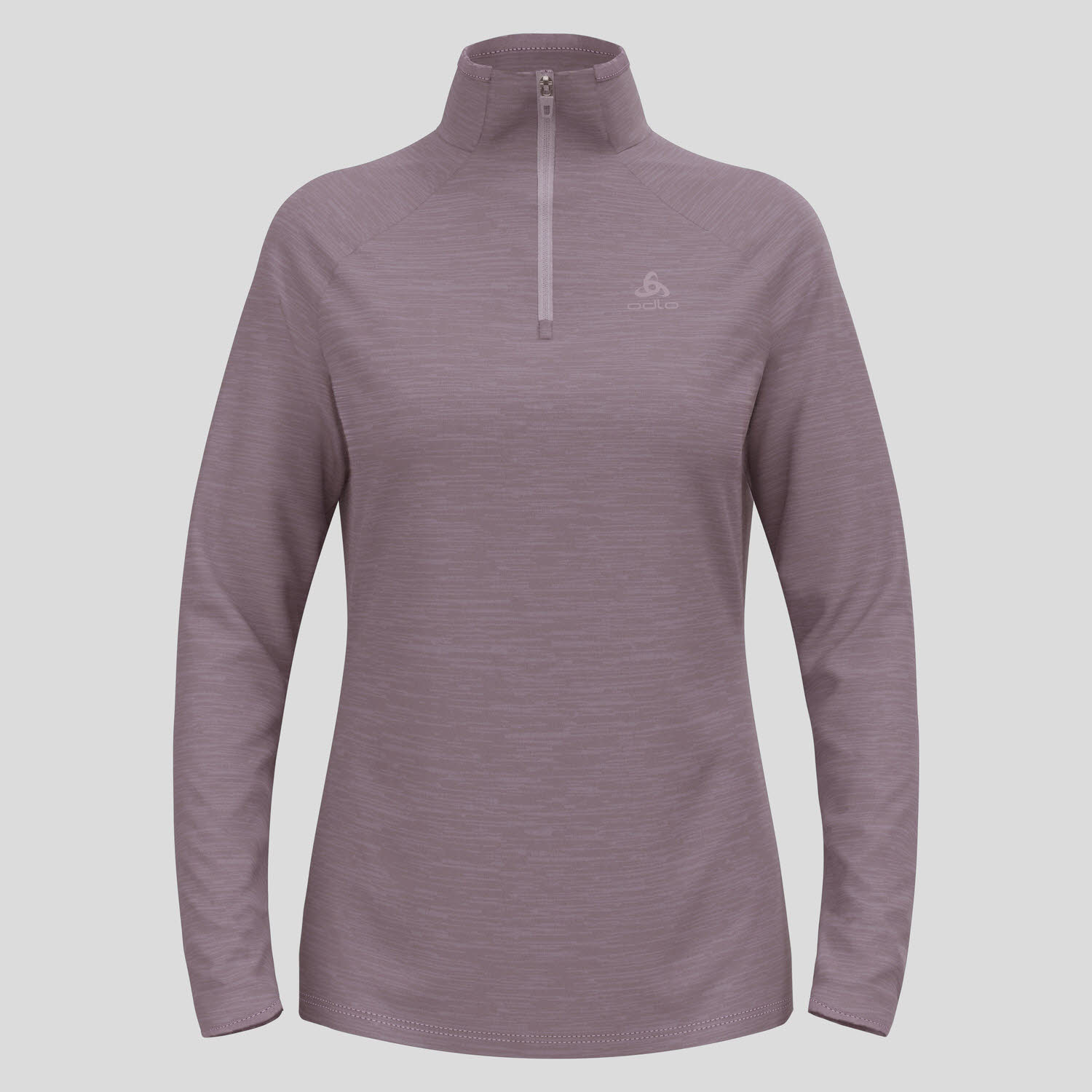 Odlo Damen Run Easy Midlayer Skirolli Fleecepullover lila
