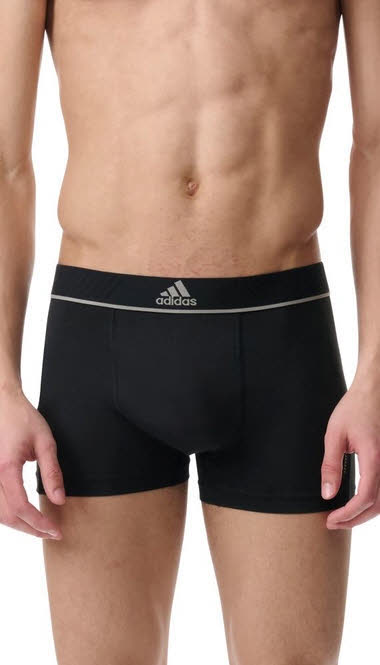 adidas Boxershorts Men Active Micro Flex Eco Trunk schwarz