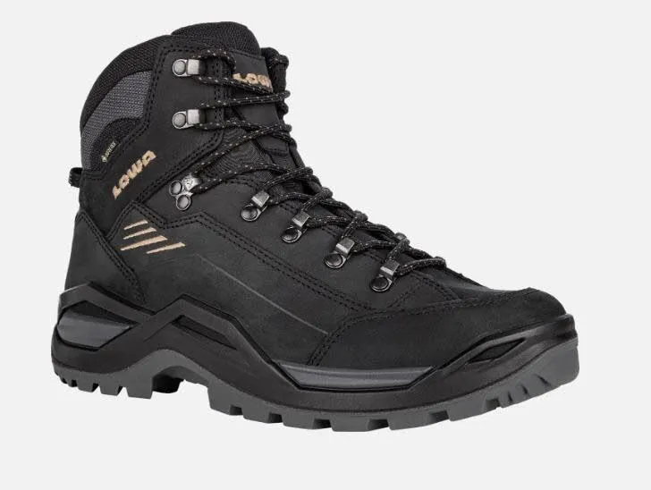Lowa RENEGADE EVO GTX MID Herren Wanderschuhe Trekkingschuhe Gore-Tex schwarz
