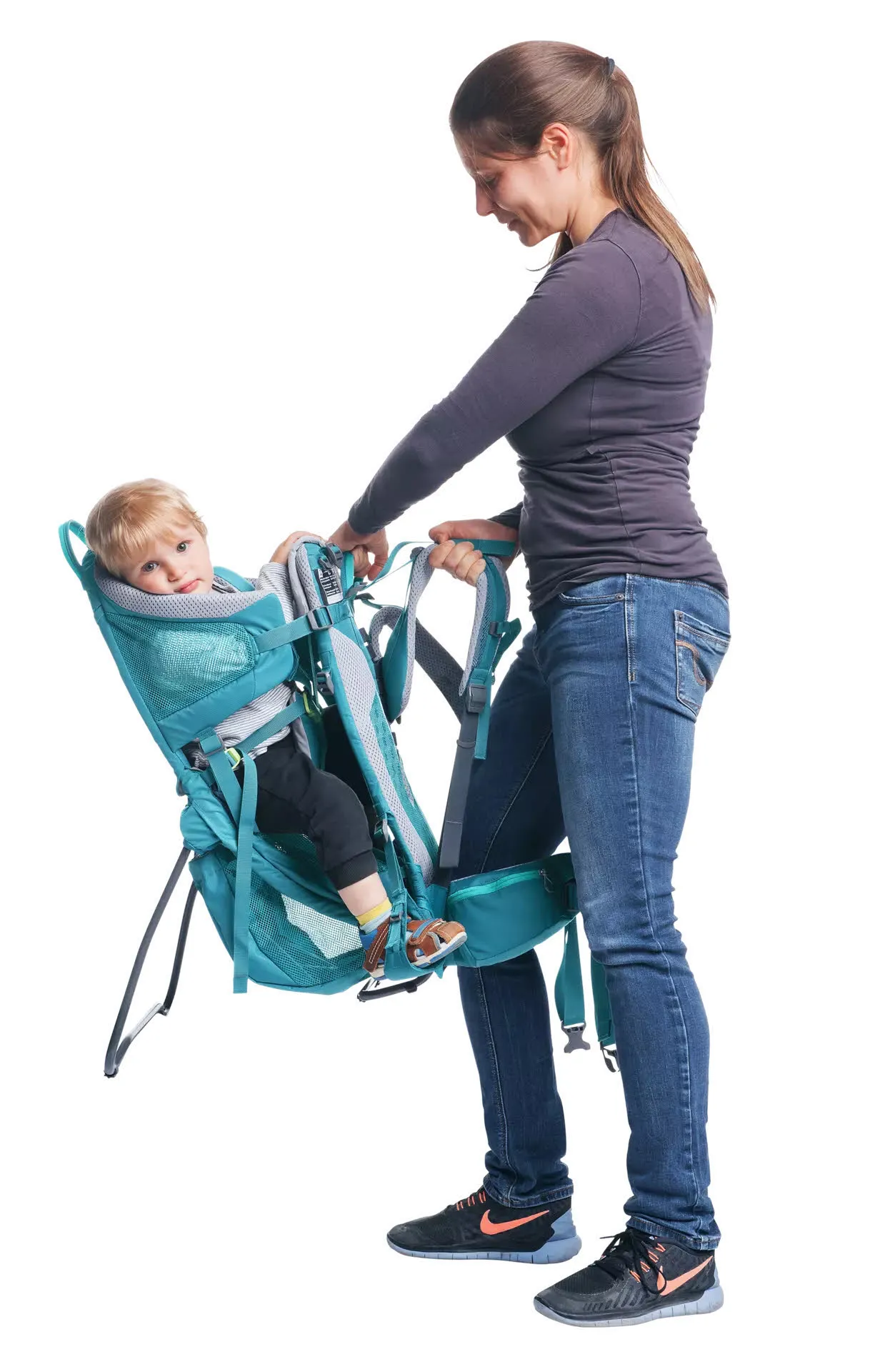 Deuter Kid Comfort Active SL unisex Kindertrage Kraxe blau