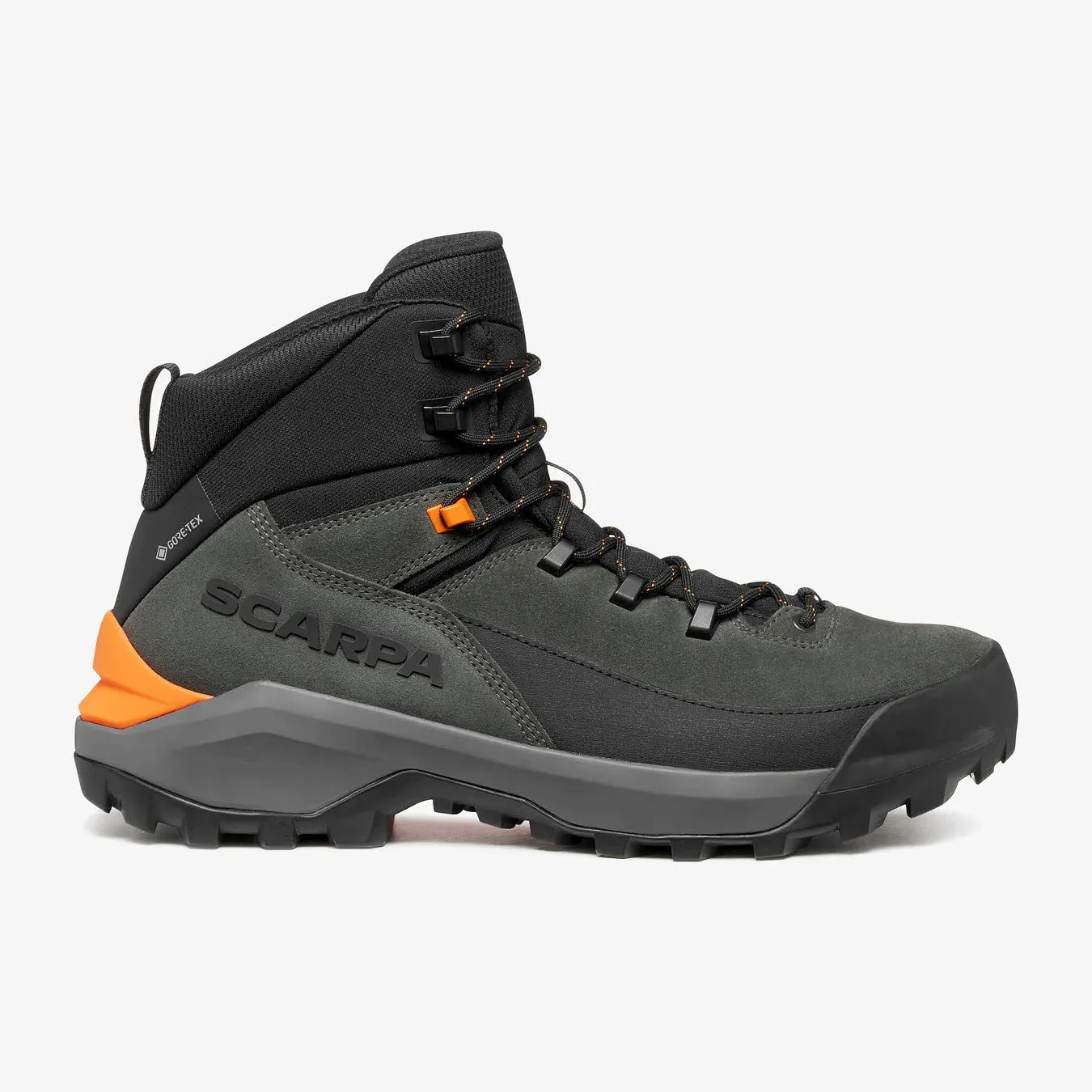 Scarpa MUSTANG TRK GTX Herren Wanderschuhe Trekkingschuhe Mid grau/orange