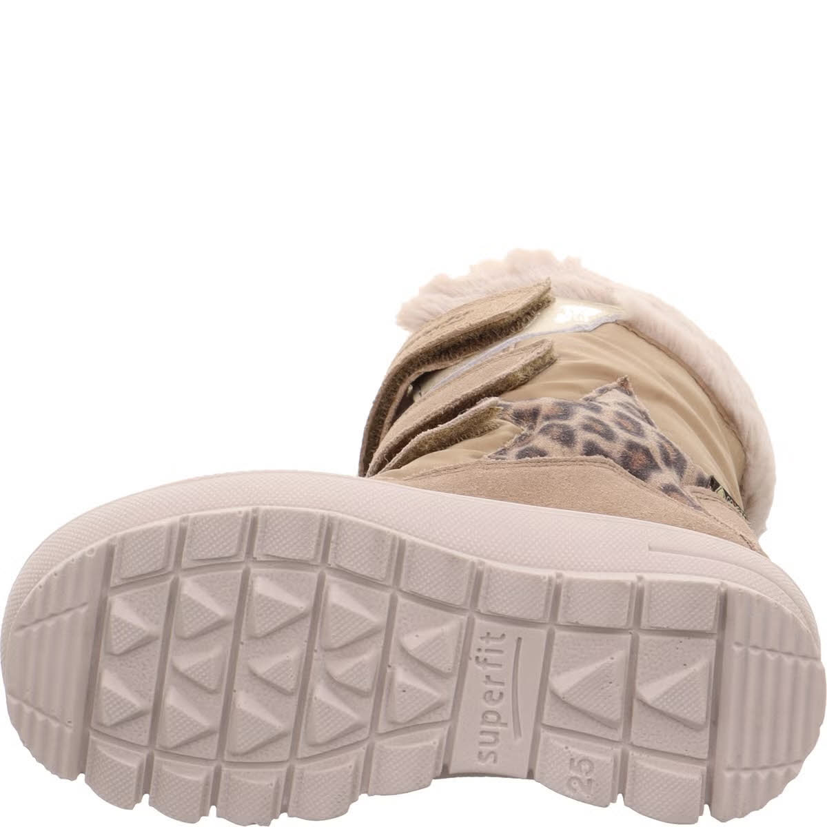 Superfit FLAVIA Mädchen Kinder Stiefel Winterstiefel wasserdicht braun leo-print