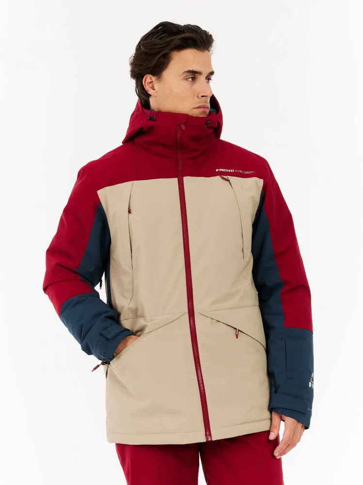 Protest PRTDunton Snowjacket Herren Skijacke rot
