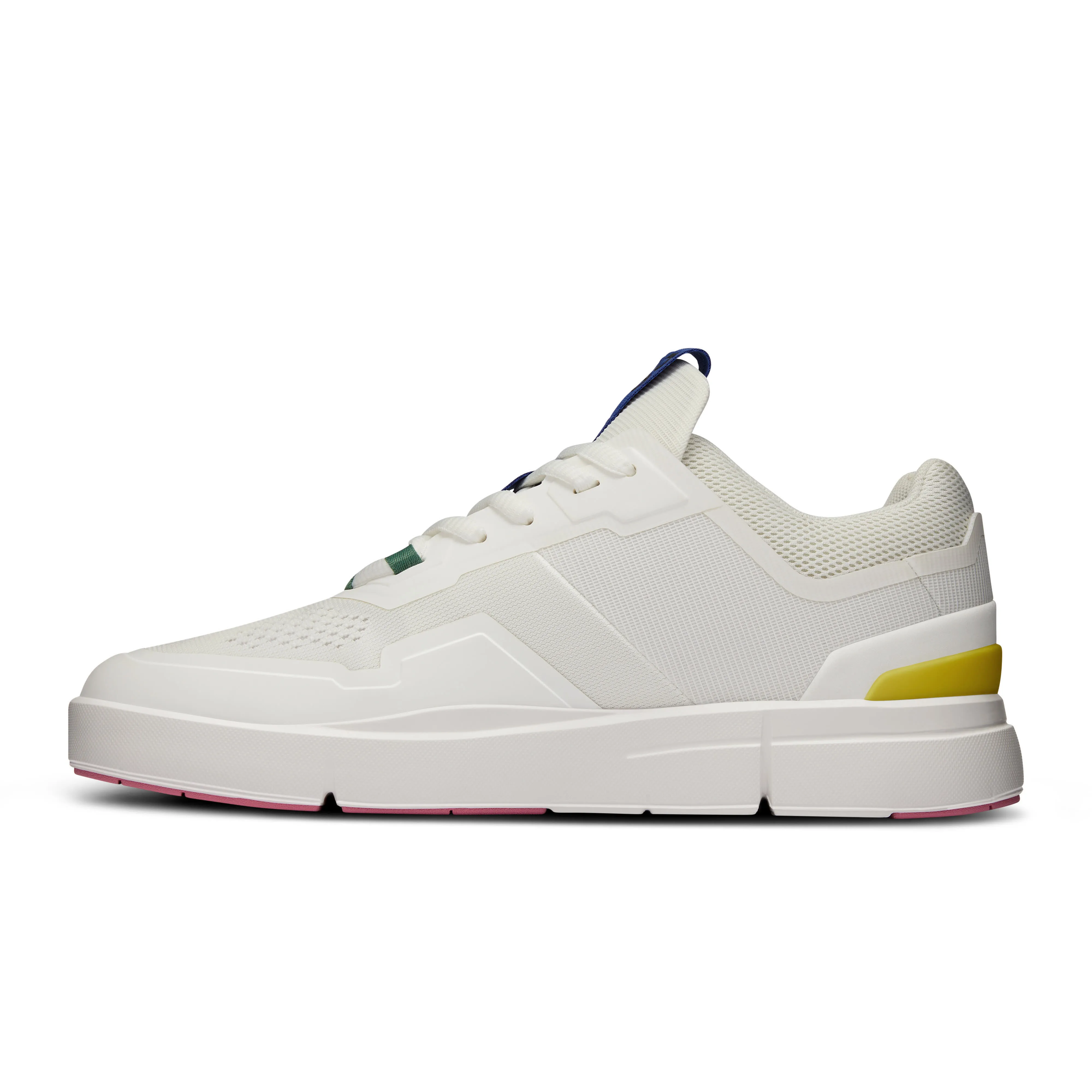 ON THE ROGER SPIN Damen Sneaker Low Freizeitschuhe Alltagsschuhe UNDYED-WHITE YELLOW NEU