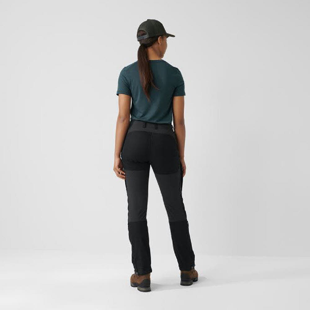 Fjäll Räven Keb Trousers Damen Trekkinghose Wanderhose grau