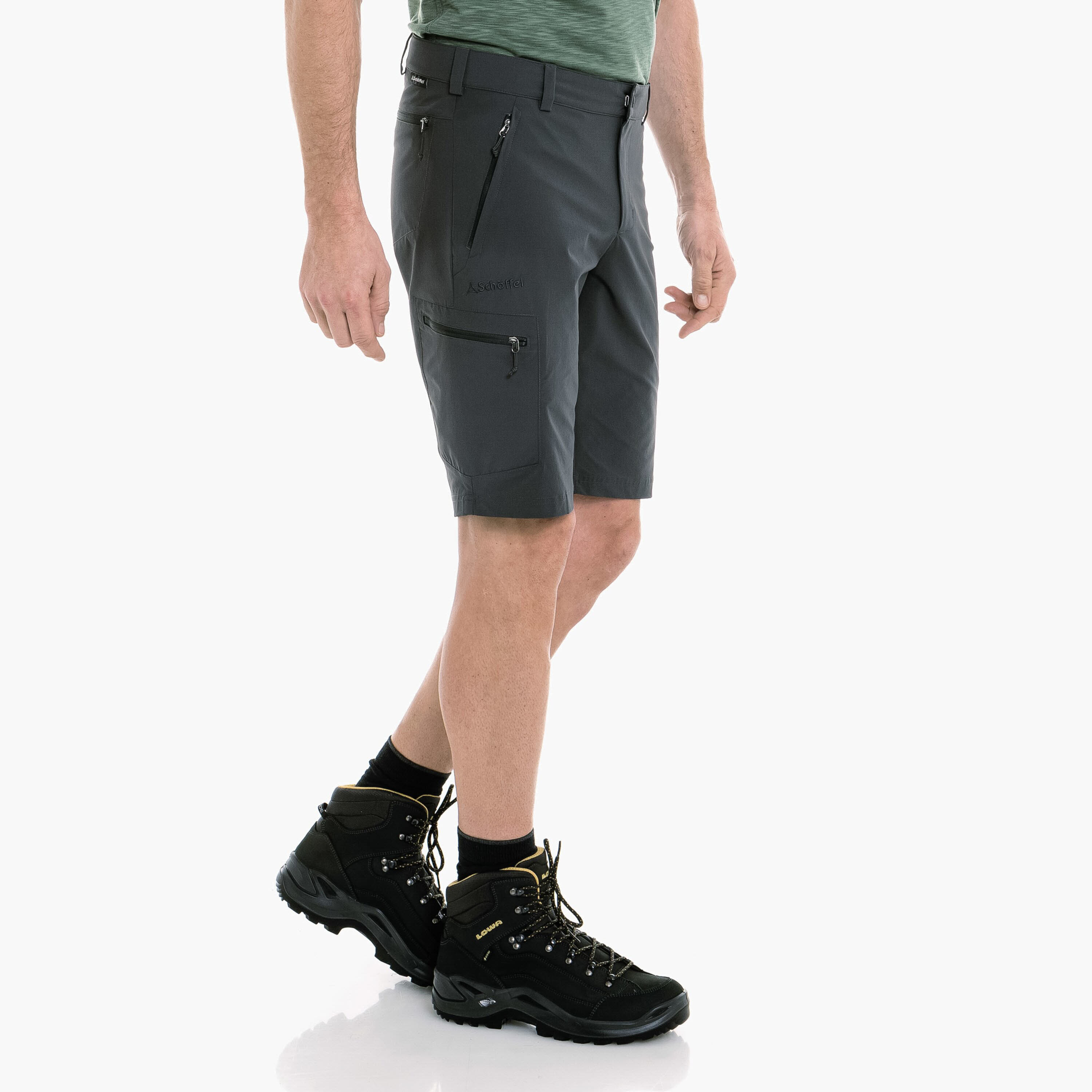 Schöffel  Shorts Folkstone Herren Wandershorts Outdoorshorts grau