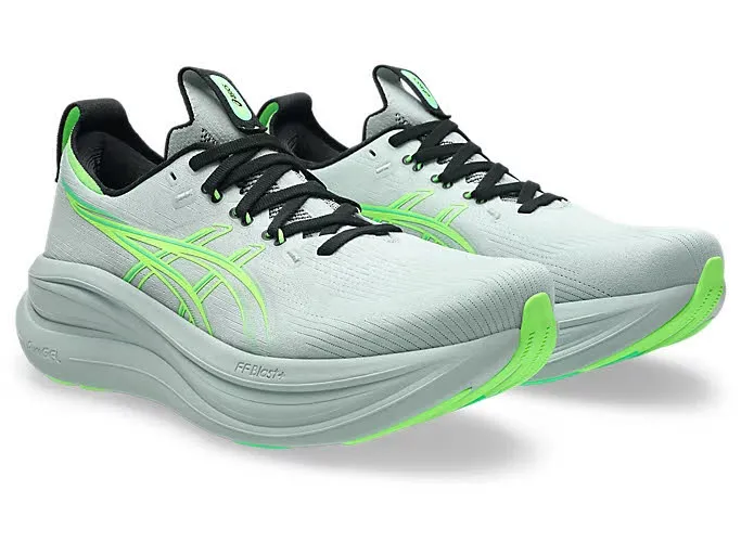 Asics GEL-NIMBUS 28 Laufschuhe Herren Cold Moss/Illuminate Green
