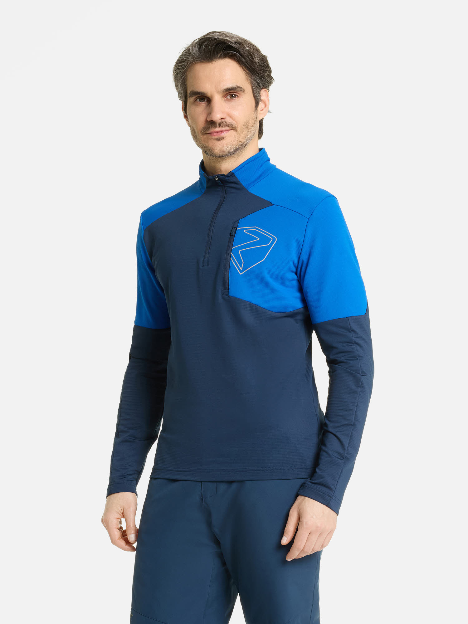 Ziener  JASUKA-Z midlayer man Skirolli Herren blau