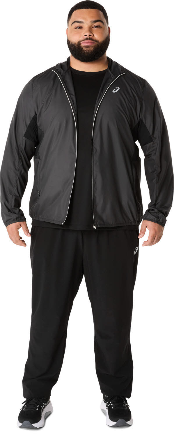 Asics CORE WOVEN PANT Herren Laufhose Jogginghose schwarz