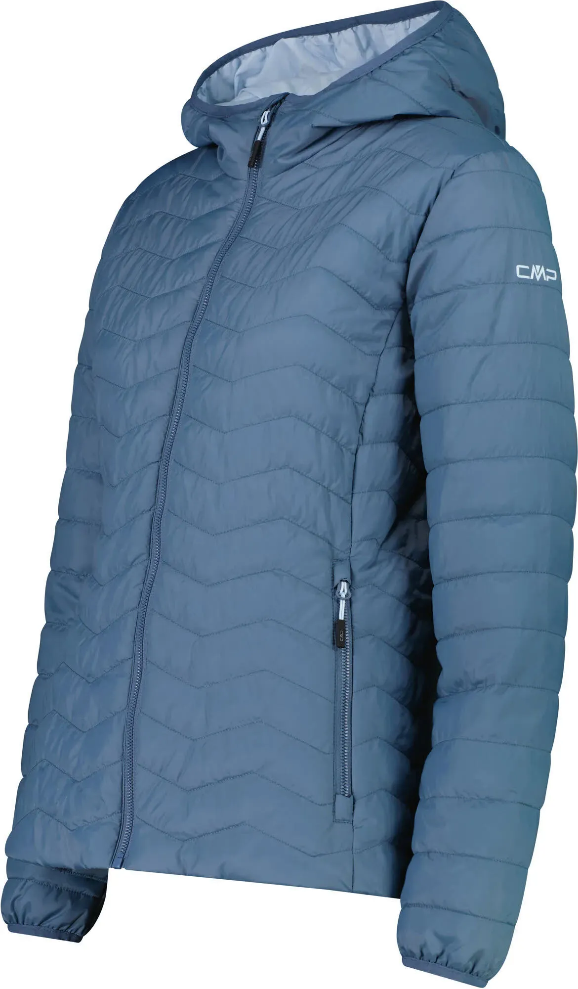 CMP JACKET FIX HOOD Damen Freizeitjacke Steppjacke blau