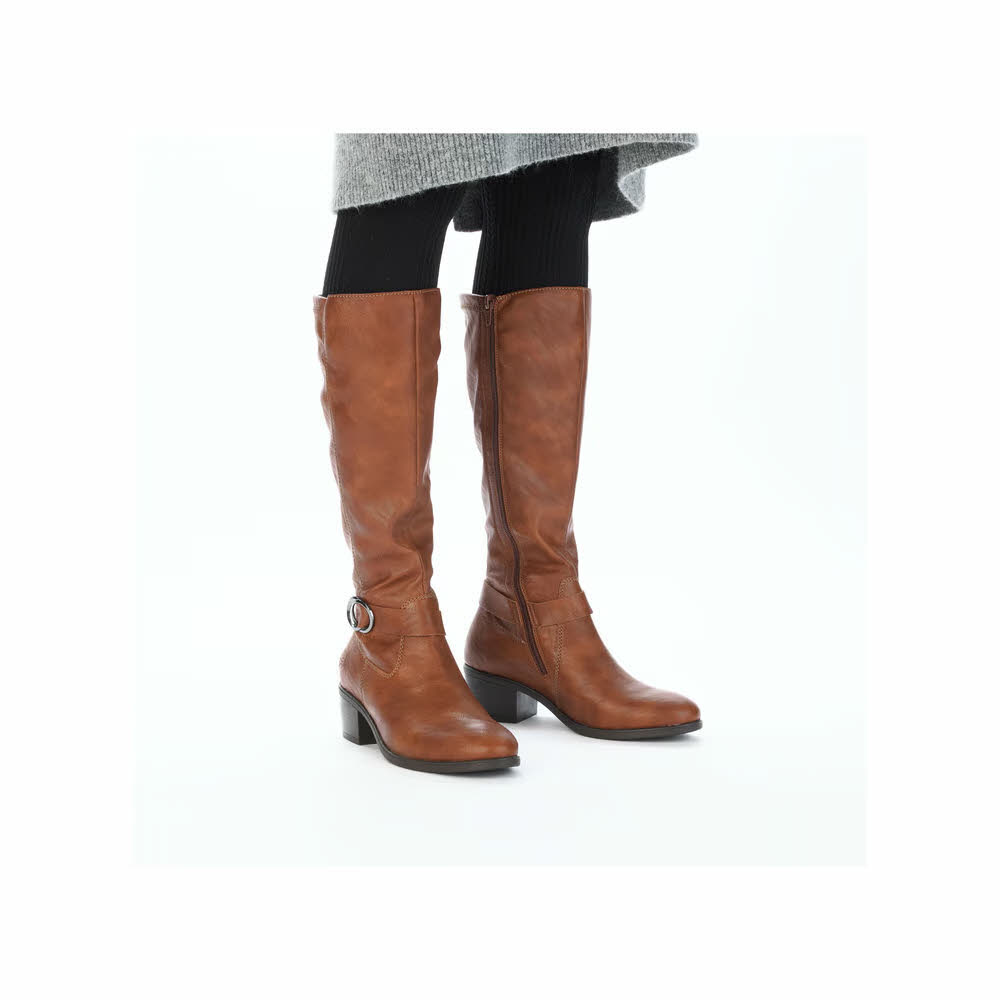 Rieker Damen Hochschaftstiefel braun