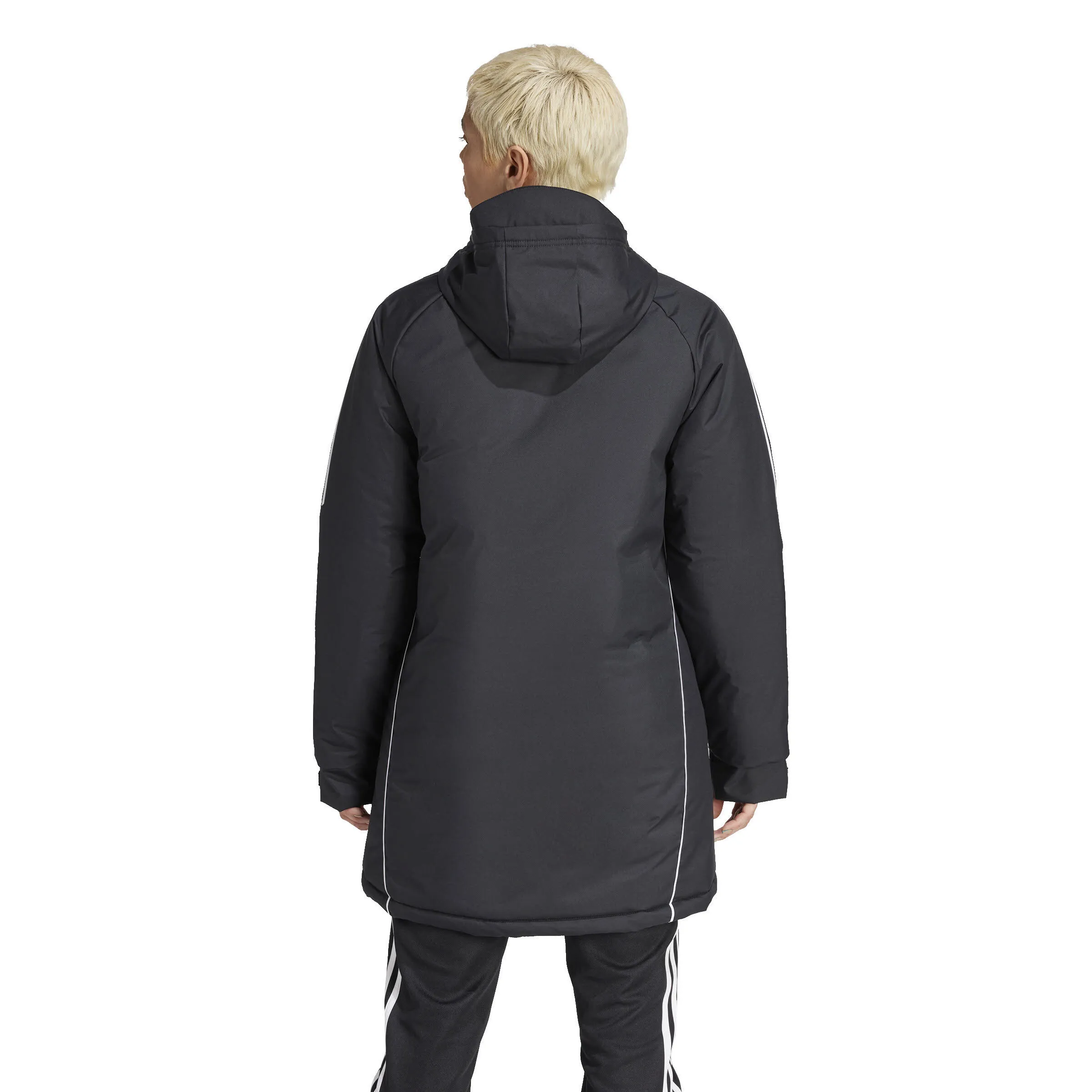 adidas Tiro 24 Stadium Parka Bankjacke Damen schwarz