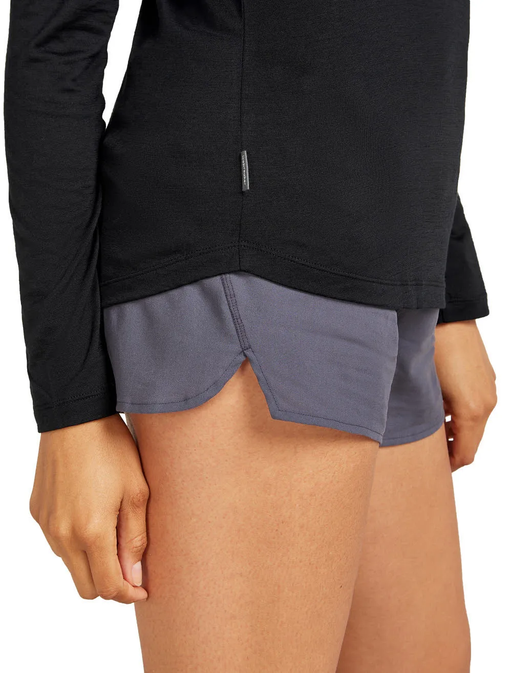 Icebreaker Merino 125 Cool-Lite Sphere III LS Tee Damen T-Shirt Funktionsshirt schwarz
