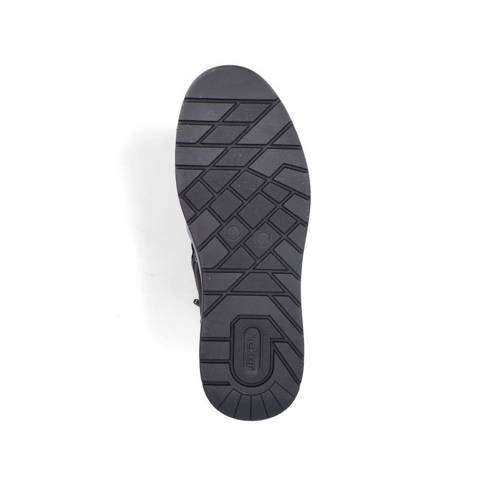 Rieker Schnürstiefel Herren Freizeitstiefel Stiefelette gefüttert schwarz