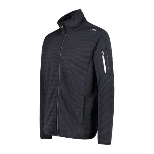 CMP Unlimitech Herren Fleecejacke Übergangsjacke Grau