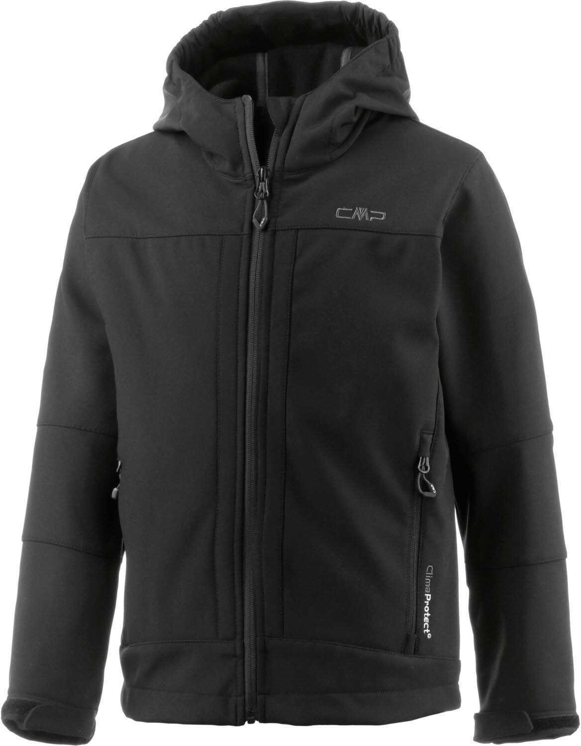 CMP JU-Softshelljacke Jungen wasserdicht Wanderjacke Nero NEU