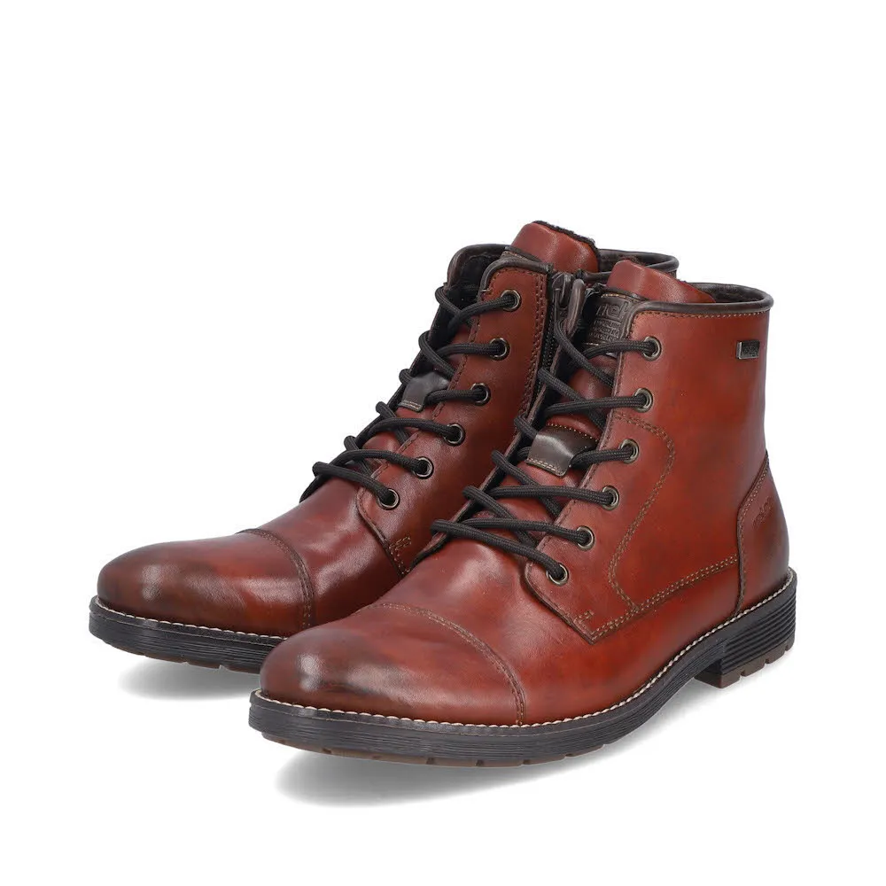 Rjeker Schnürstiefel Herren Stiefel Freizeitstiefel braun