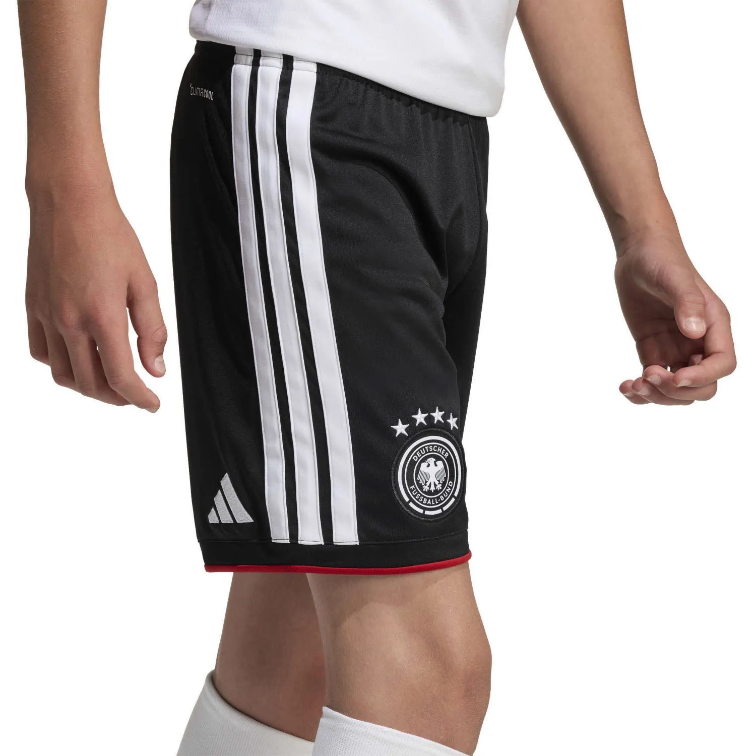 adidas Deutschland 26 Heimshorts Kinder Fußballshorts Fußballhose schwarz