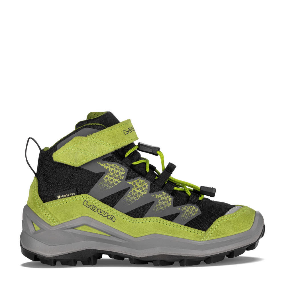 Lowa MADDOX PRO GTX MID VC JR Kinder Kinderstiefel Outdoorschuhe Mid black/lime