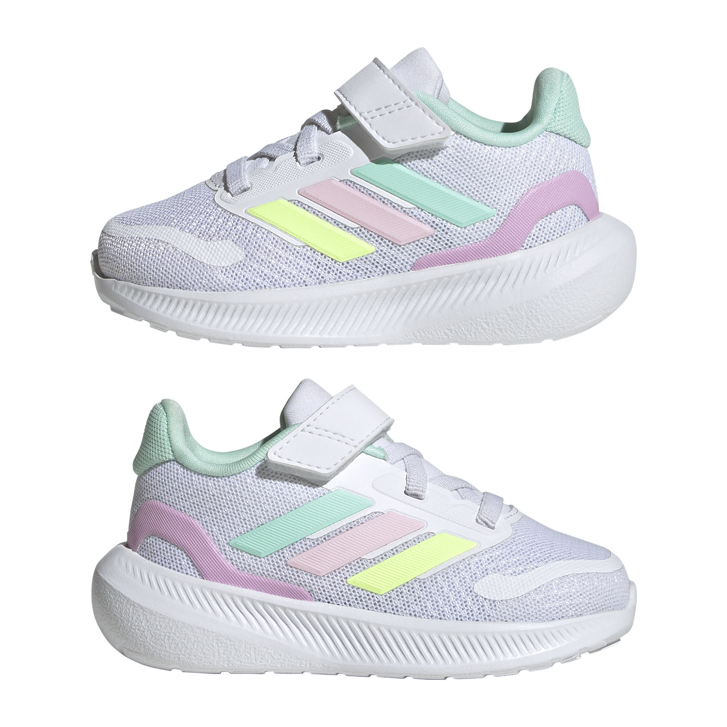 adidas Runfalcon 5 Kids Schuh Kleinkind Sneaker weiß/pink