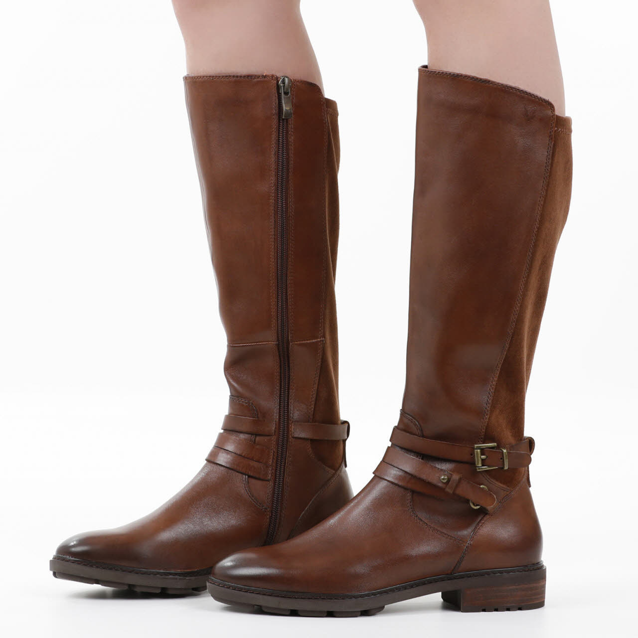 Caprice Damen Stiefel Ungefüttert flach modisch Freizeit braun NEU