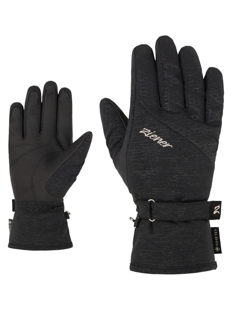 Ziener KLAIRE-Z GTX + GORE PLUS WARM Damen Skihandschuhe Snowboardhandschuhe schwarz