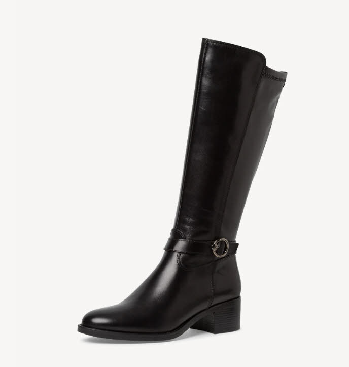 Tamaris Damen Stiefel Boots Slipper schwarz