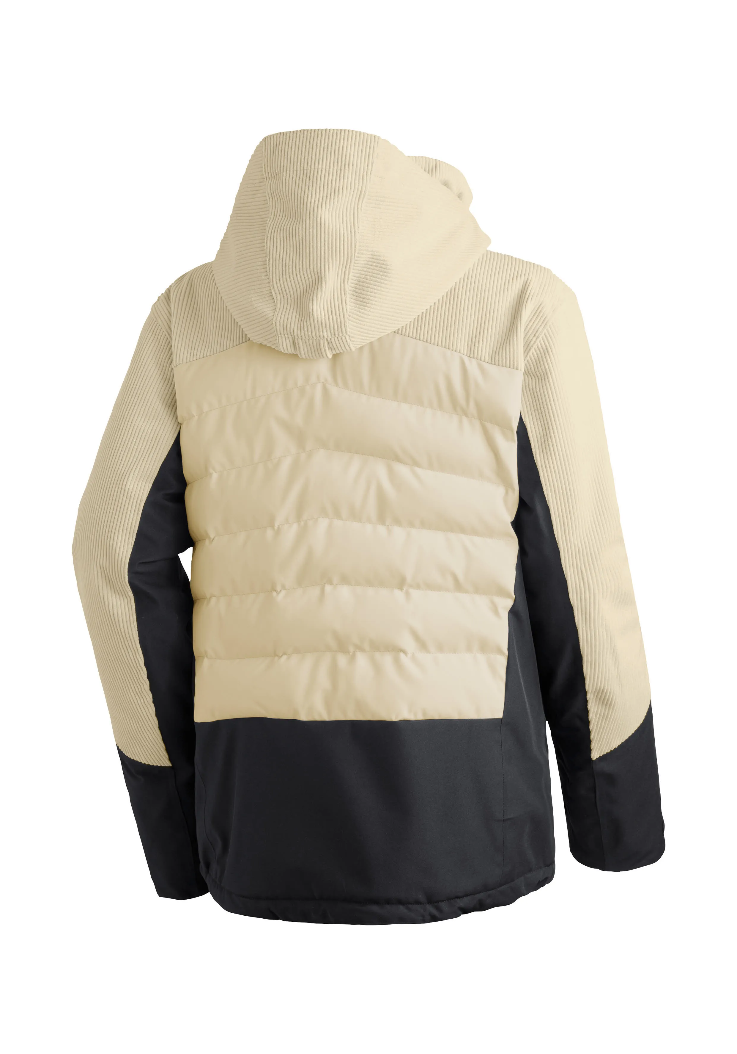Maier Sports Whiteglam Skijacke Winterjacke Cordjacke Damen beige